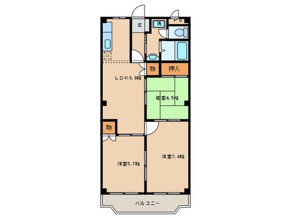 フォ－シ－ズンの物件間取画像